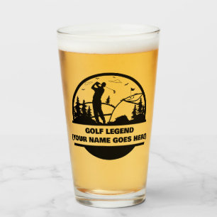 Golf Legend Verre de bière personnalisée pour les 