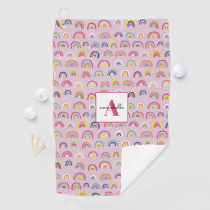 Golf Monogramme Premier rose arc-en-ciel serviette de g