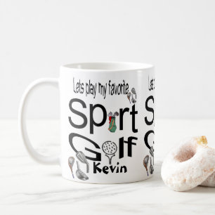 Golf Mugs Sports