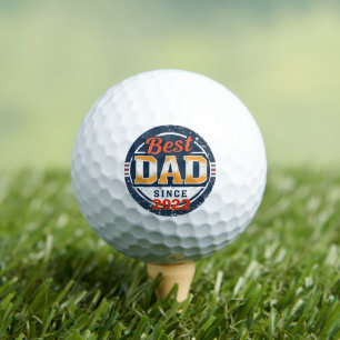Golf Né pour être papa - année personnalisée balles de