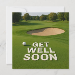 Golf obtenir bien texte bientôt près de bunker pou
