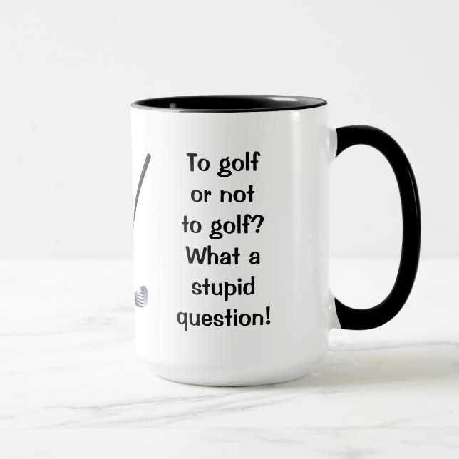Golf ou pour ne pas jouer au golf la tasse de (Droite)