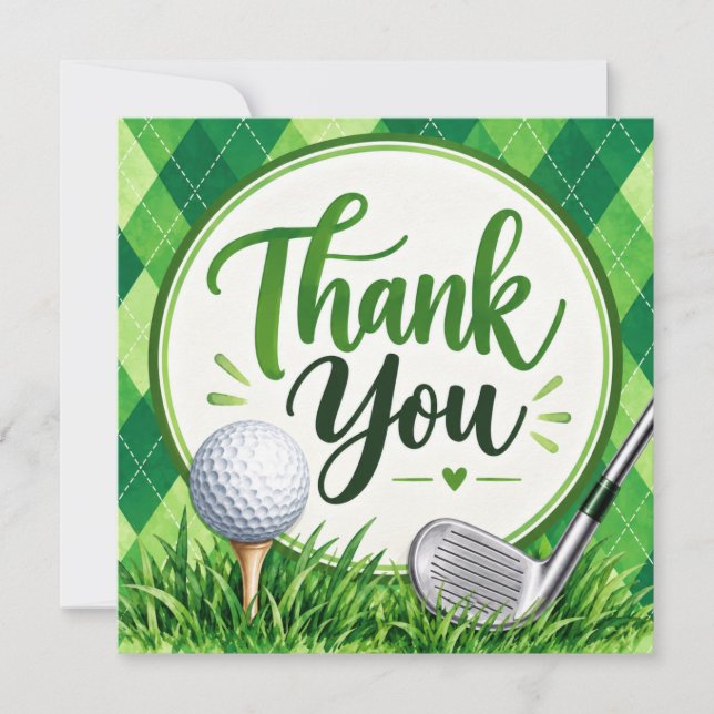 Golf Par-Fect   Green Argyle  (Devant)