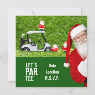 Golf Par tee party Le Père Noël Squad