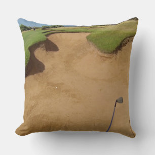 Golf Pas Le Bunker, Gros Coussin À Throw.