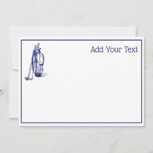 Golf Sac Golf Club Bleu