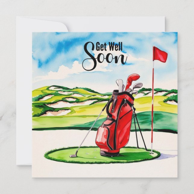 Golf s'améliorer bientôt avec sac de golf à mettre (Devant)