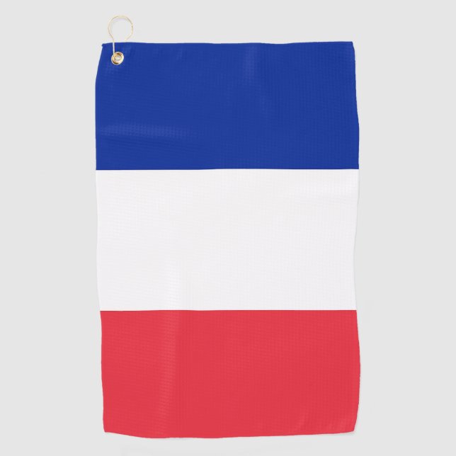 Golf Serviette avec drapeau de France (Devant)