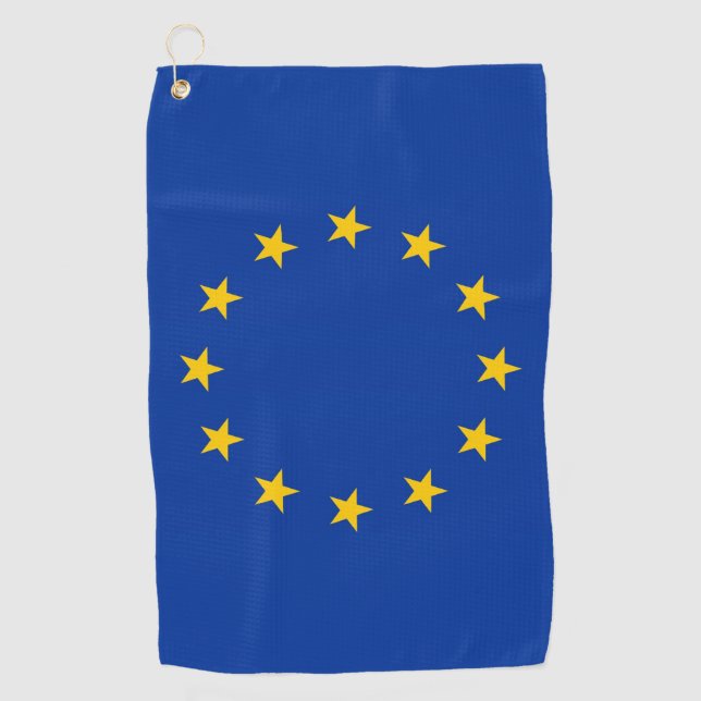 Golf Serviette avec drapeau de l'Union européenne (Devant)