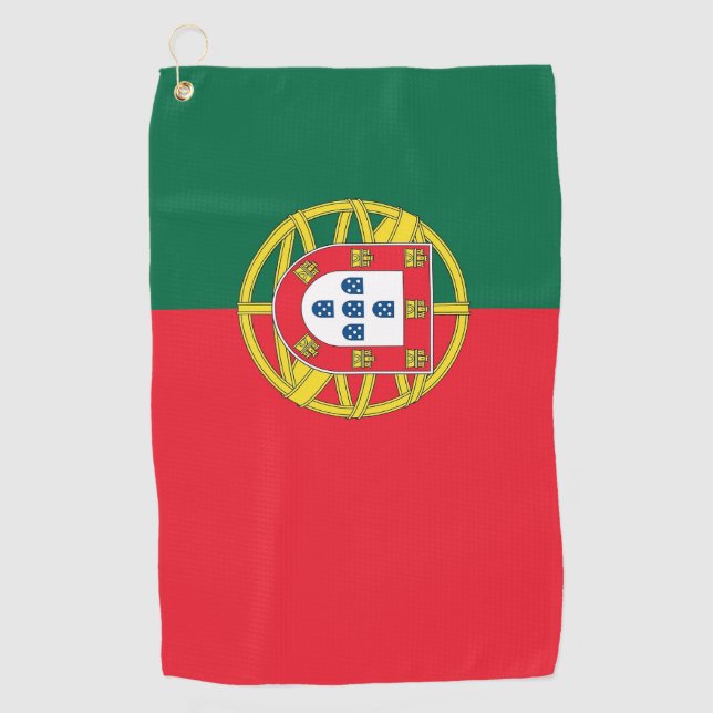 Golf Serviette avec drapeau du Portugal (Devant)