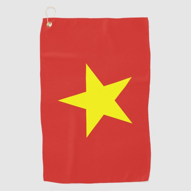 Golf Serviette avec drapeau du Vietnam (Devant)
