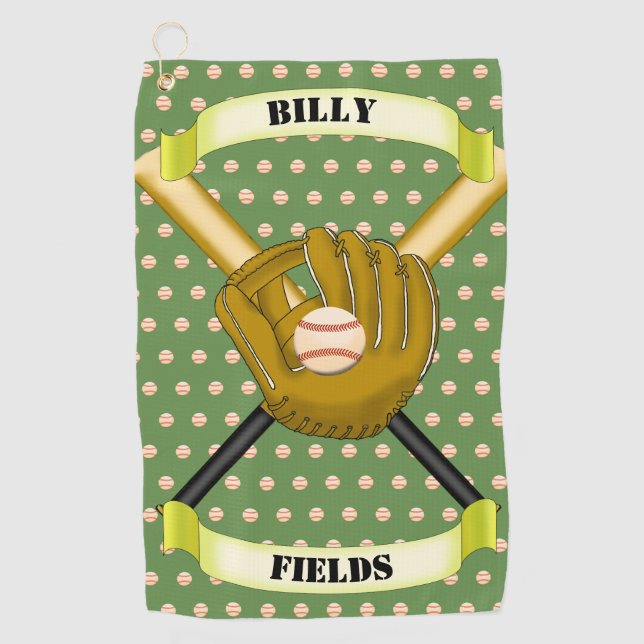 Golf Serviette de base-ball et de sport de gant (Devant)