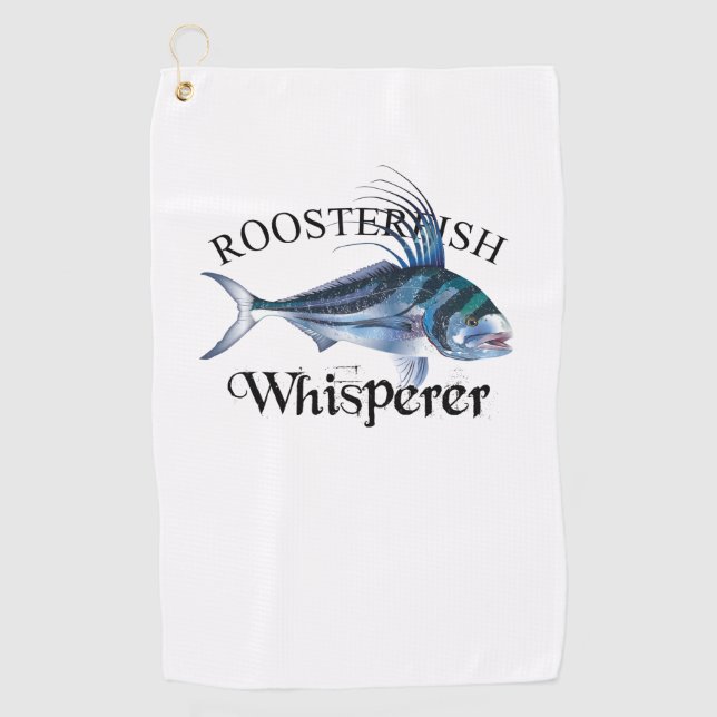 Golf Serviette de pêche de couleur claire de Whisperer  (Devant)