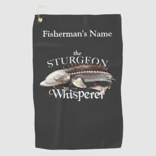 Golf Serviette de pêche foncée pour esturgeon personnal
