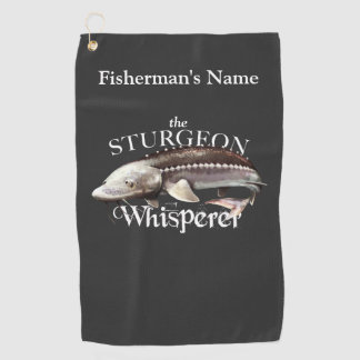 Golf Serviette de pêche foncée pour esturgeon personnal