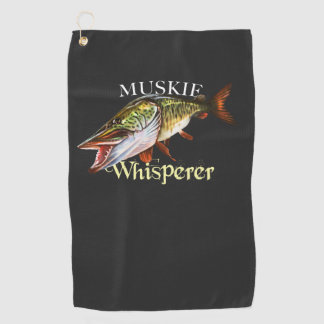 Golf Serviette de pêche Muskie Whisperer