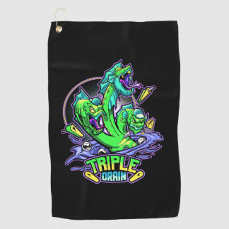 Golf Serviette de tournoi triple