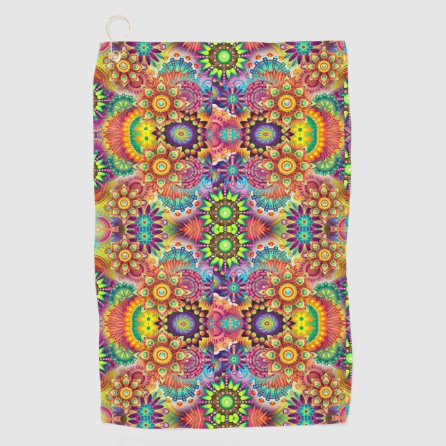 Golf Serviette de yoga avec sac clip art (Devant)