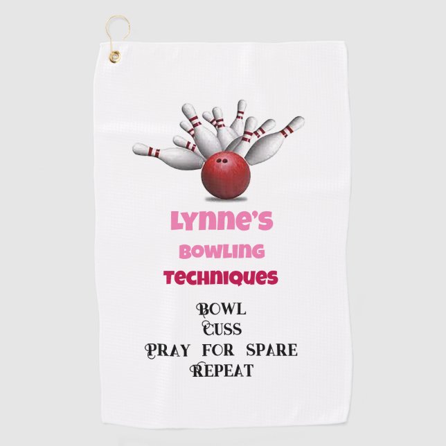 Golf Techniques de bowling serviette de bowling (Devant)