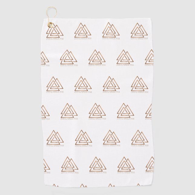 Golf Tee Off in Style : Serviette "Par-fect" de Trinity (Devant)