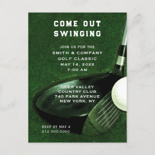 Golf Themed Invitation