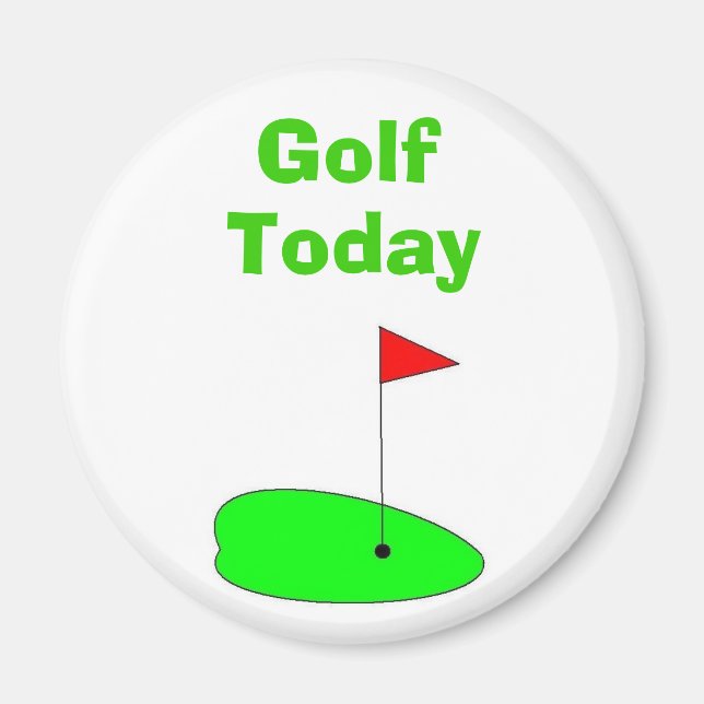 Golf Today Magnet (Devant)
