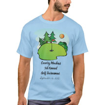 Golf Tournoi Country Club Charity T-shirt d'événem