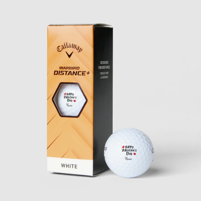 Golf Valentine's to golfer avec amour vous balles de go (Emballage)
