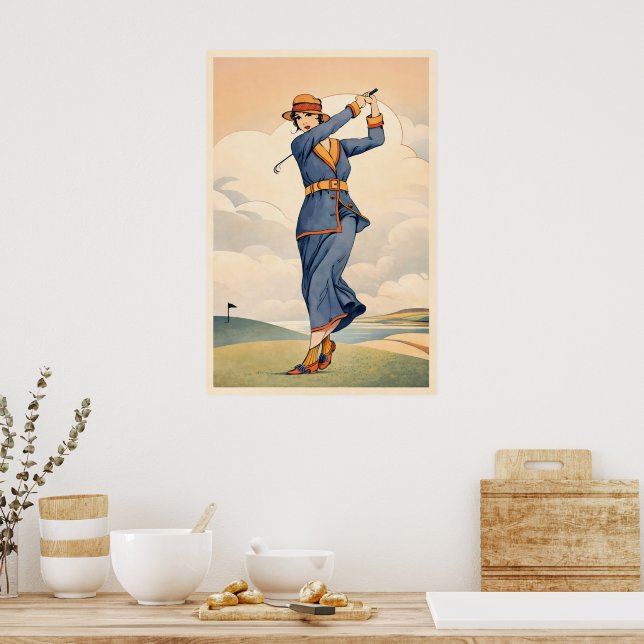 Golf Vintage - Impression d'art (Cuisine)