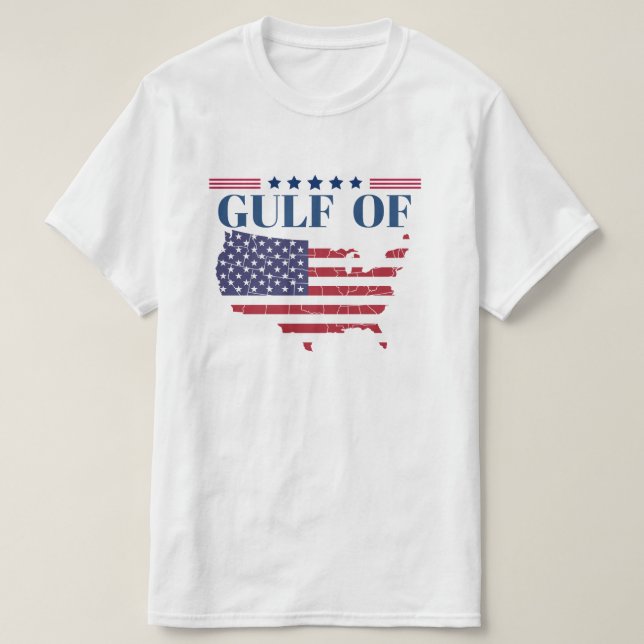 Golfe des Etats-Unis d'Amérique USA Funny T-Shirt (Design devant)
