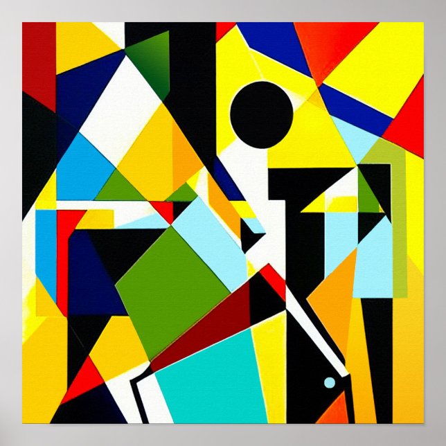 Golfer - Impression d'art en toile (Devant)