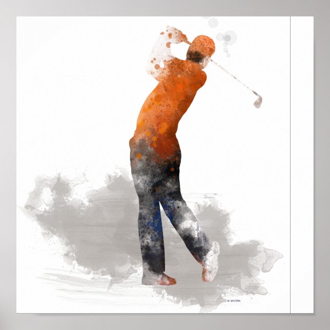 GOLFER - Poster (Devant)