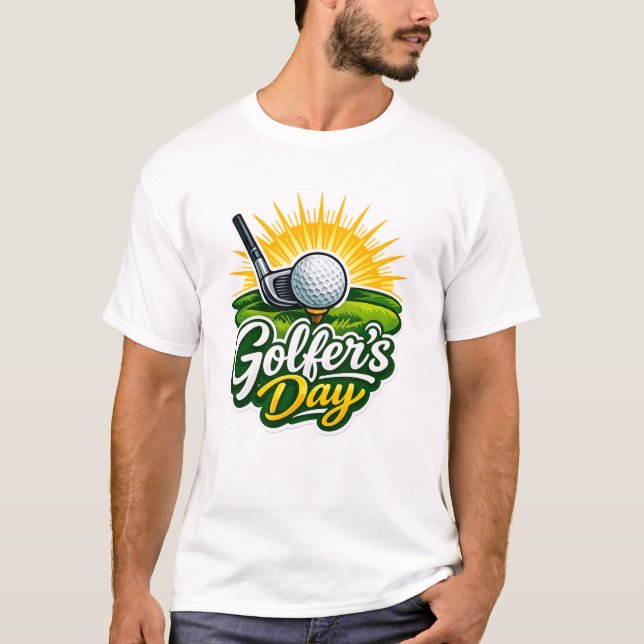 Golfer’s Day – Funny Golf Lover T-Shirt (Devant)