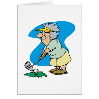 Golfeur de mamie