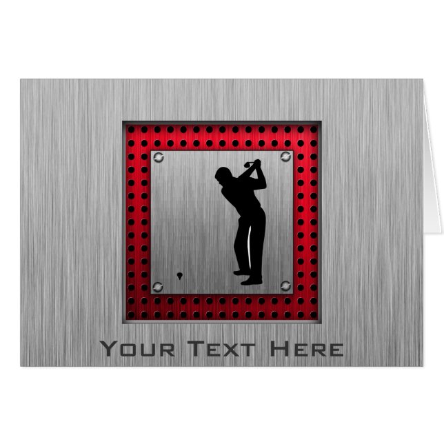 Golfeur en aluminium balayé de regard (Devant horizontal)