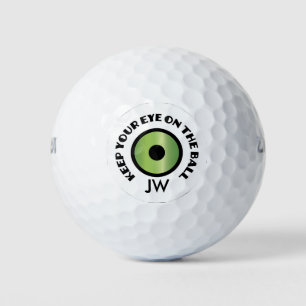 Golfeur Monogramme - Gardez L'Oeil Sur La Balle