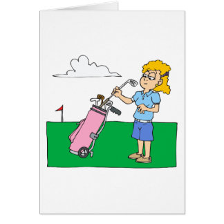 Golfeurs de fille