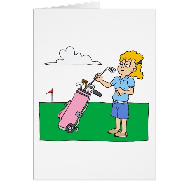 Golfeurs de fille (Devant)
