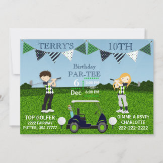 Golfeurs Golf Golf Panier Golf Ball Anniversaire