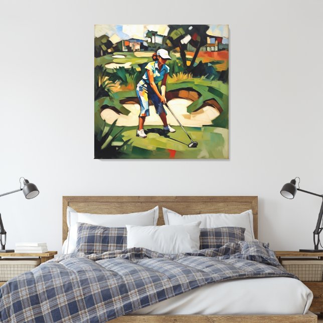 Golfeuse - Impression d'art sur toile de golf (Insitu(Chambre))