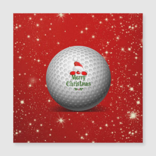 Golfing Père Noël, design de Noël coloré