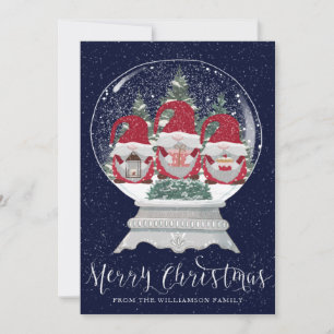 Gomes mignons dans un Globe des neiges