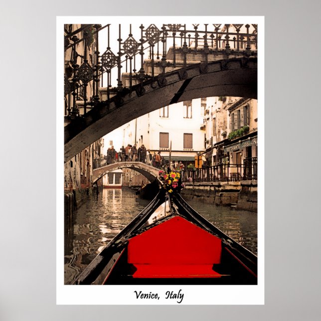 GONDOLA SOUS PONT, affiche (Devant)