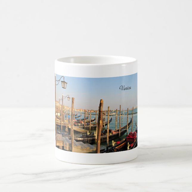 Gondola, Venise, Italie, Photographie, Mug (Centre)