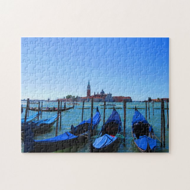 Gondolas in Venice - Puzzle (Horizontal)
