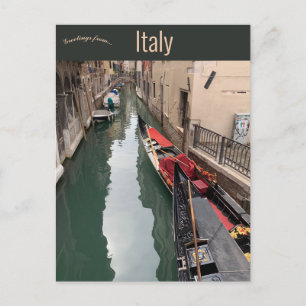 Gondoles à Vence Italie Carte postale