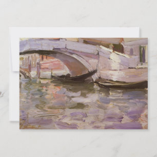 Gondoles par John Singer Sargent, Art Impressionni