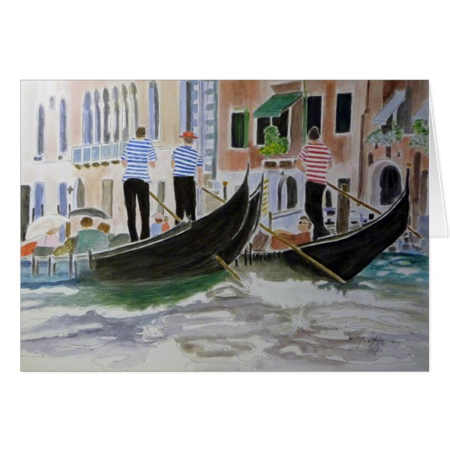 Gondoliers Italie (Devant horizontal)
