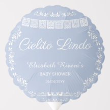 Cielito Lindo Baby Shower Ballon en Papier Découpé
