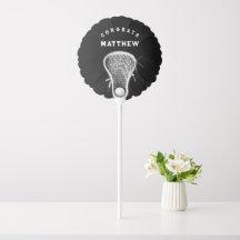 Lacrosse Félicitations Ballon Noir